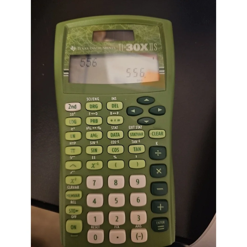 Texas Instruments TI-30X IIS‎ Lime Green Solar Scientific Calculator